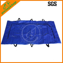 High quality blue dead body bag with handle